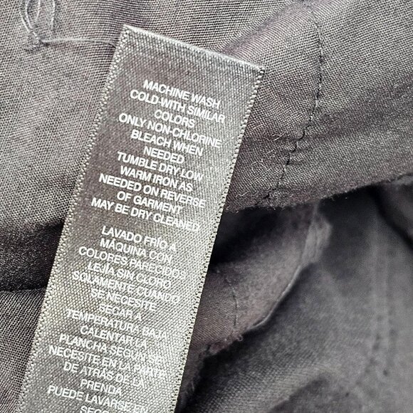 WHBM Black Velvet Jeans Straight Leg Rhinestone Studded Pockets Womens 12S NEW - Picture 9 of 10